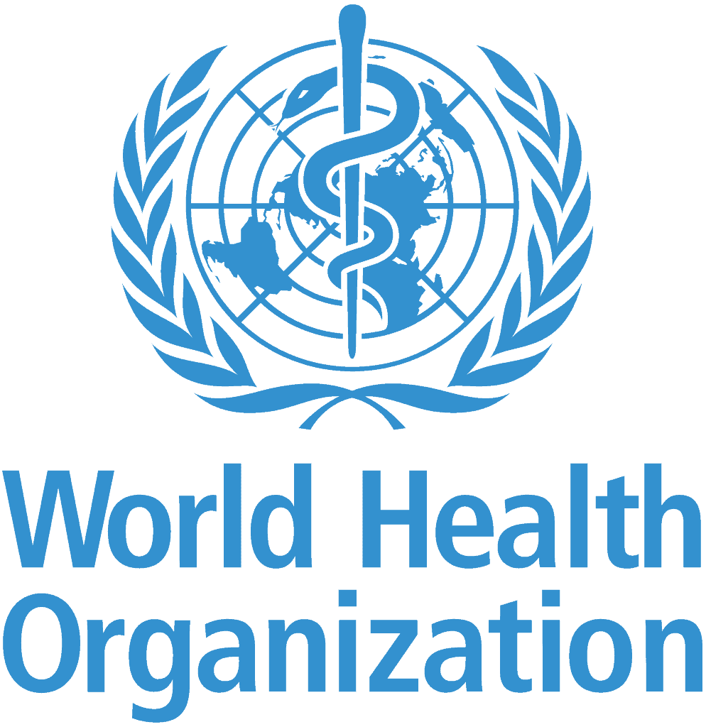 Λογότυπο ΠΟΥ. Ο ΠΟΥ είναι βασικός εταίρος στην παγκόσμια δράση για την υγεία